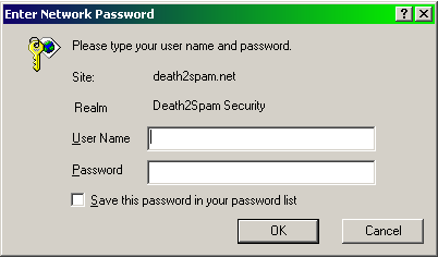 logon dialog